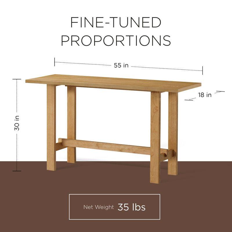 Maven Lane Hera Modern Wooden Console Table