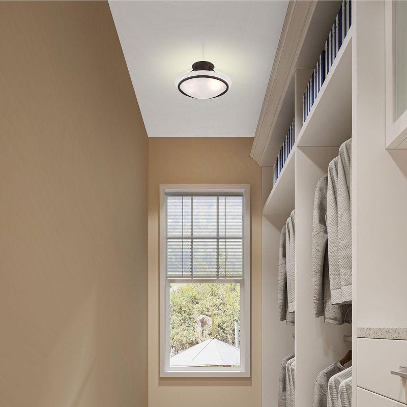 Livex Lighting Newburgh 2 - Light Semi-Flush Mount in  Bronze