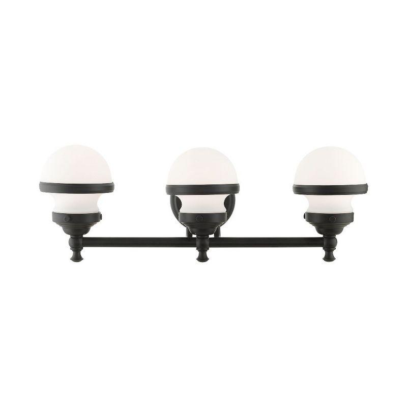 Livex Lighting Oldwick 3 - Light Vanity in  Black