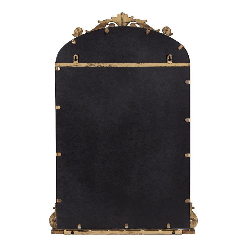 Kate and Laurel Arendahl Functional Mirror with Shelf - Gold, 21x32