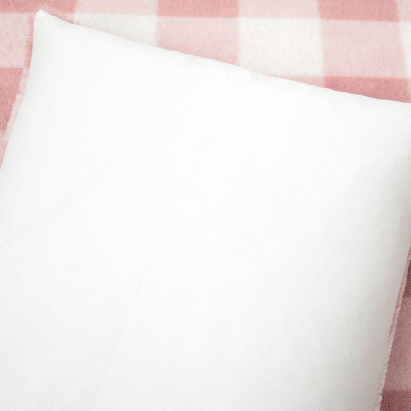 Lush Decor Plaid Faux Fur Microfiber 2 Piece Comforter Set (Set of 2)