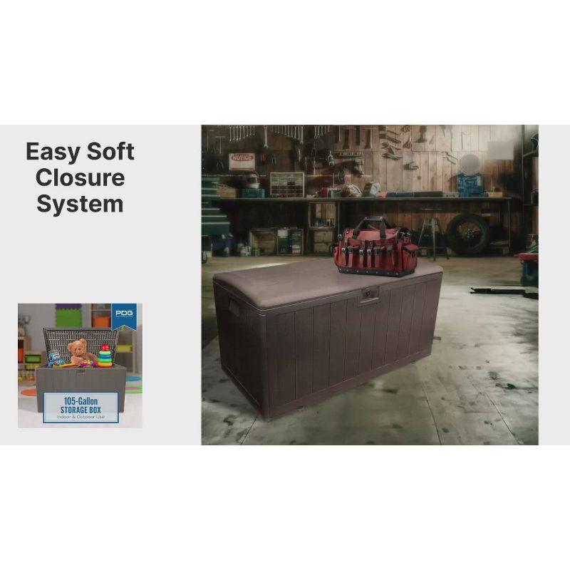 Plastic Development Group Plastic Development Group 130 Gallon Resin Outdoor Patio Storage Deck Box