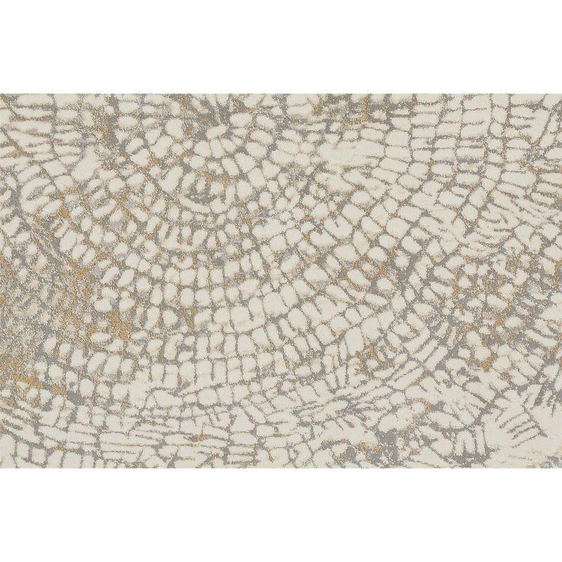 Parker Transitional Abstract Ivory/Tan/Gray Area Rug