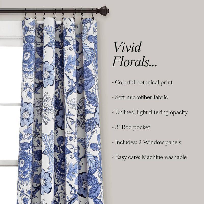 Lush Decor Polyester Room Darkening Curtain Pair (Set of 2)