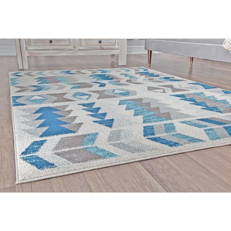 Rugs America Mika Geometric Contemporary Area Rug