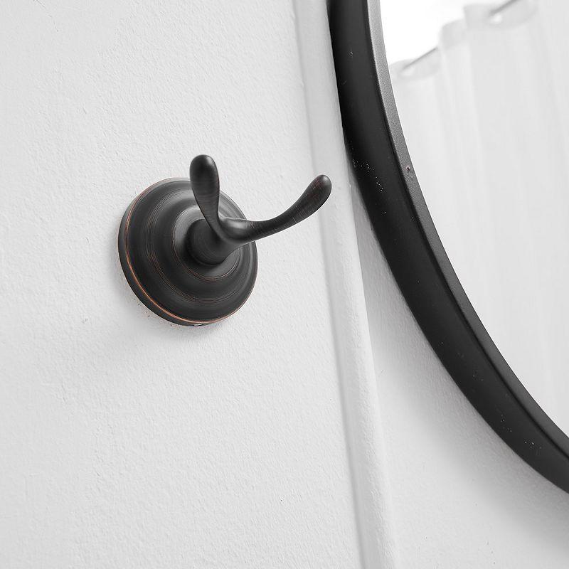 Zinc Traditional Bathroom Double Towel Hook