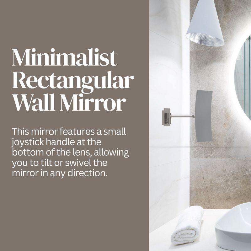 Aptations Mirror Image Minimalist Rectangular Wall Mirror