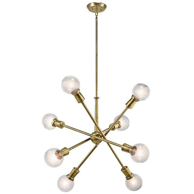 Kichler Lighting Armstrong 8 - Light Chandelier in  Natural Brass