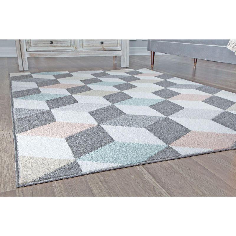 Rugs America Mika Geometric Contemporary Area Rug