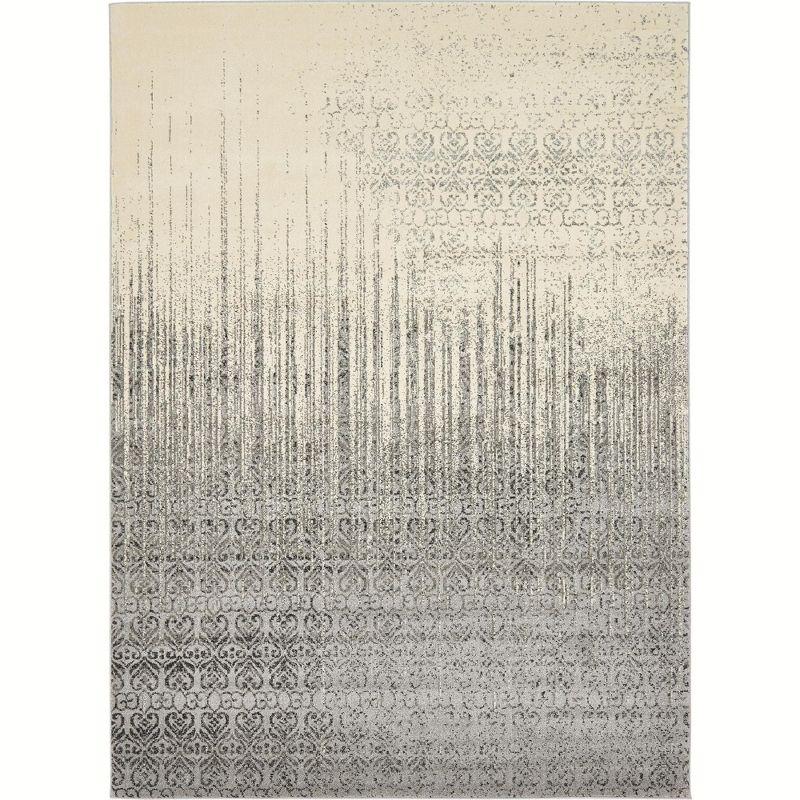 Unique Loom Del Mar Collection Area Rug - Jennifer (8'  x 11' Rectangle Gray/Black)