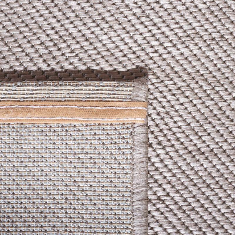Beach House BHS218 Power Loomed Indoor/Outdoor Area Rug - Beige - 6'7"x6'7" - Safavieh
