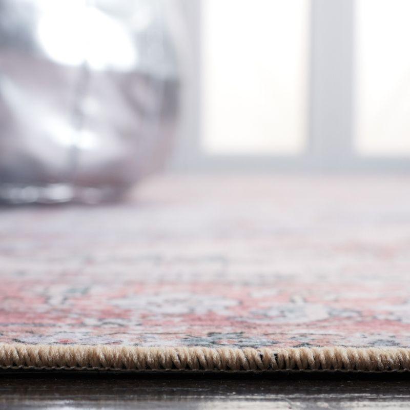 Tucson Vintage Persian TSN102 Power Loomed Machine Washable Skid-Resistant Indoor Area Rug - Grey Blue/Rust - 8'x10' - Safavieh