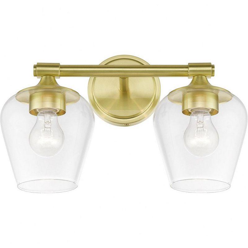 Livex Lighting Willow 2 - Light Vanity in  Satin Brass