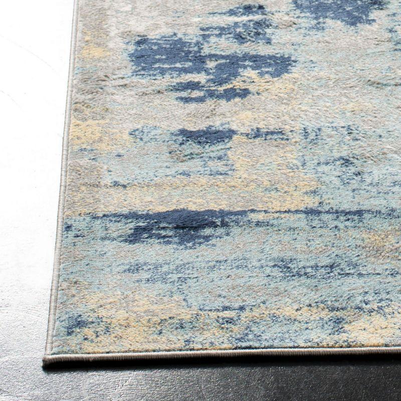 Jasper JSP101 Power Loomed Accent Rug - Grey/Gold - 3'x5' - Safavieh