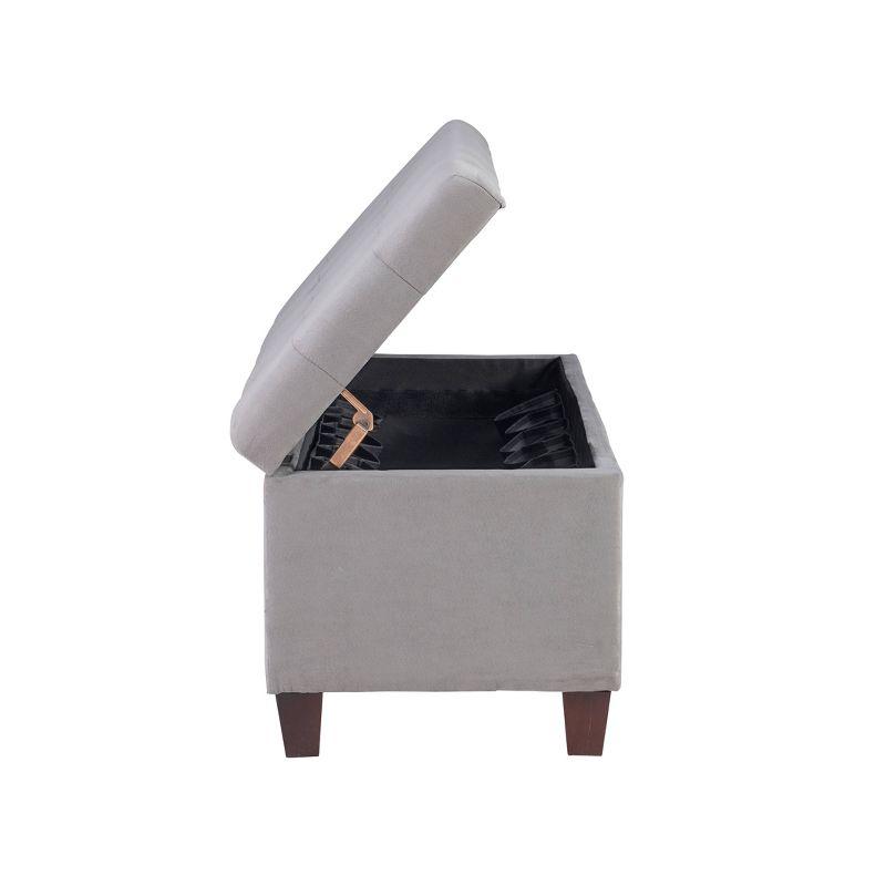 Carmen Shoe Storage Ottoman - Linon