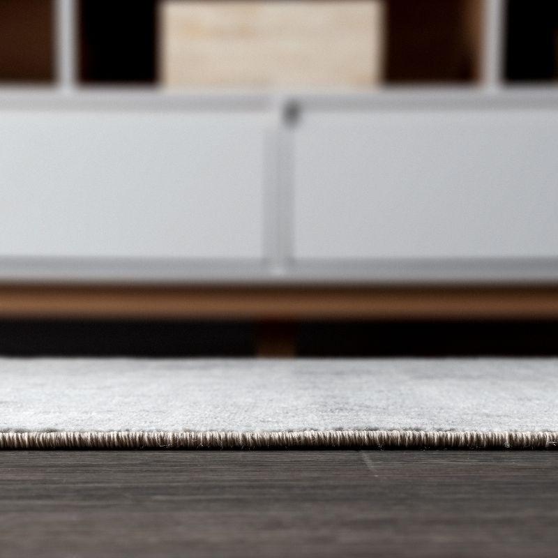 3'x5' Modern Persian Vintage Area Rug, Light Grey - JONATHAN Y