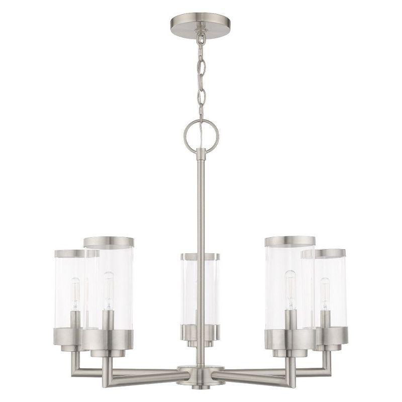 Livex Lighting Hillcrest 5 - Light Chandelier in  Brushed Nickel