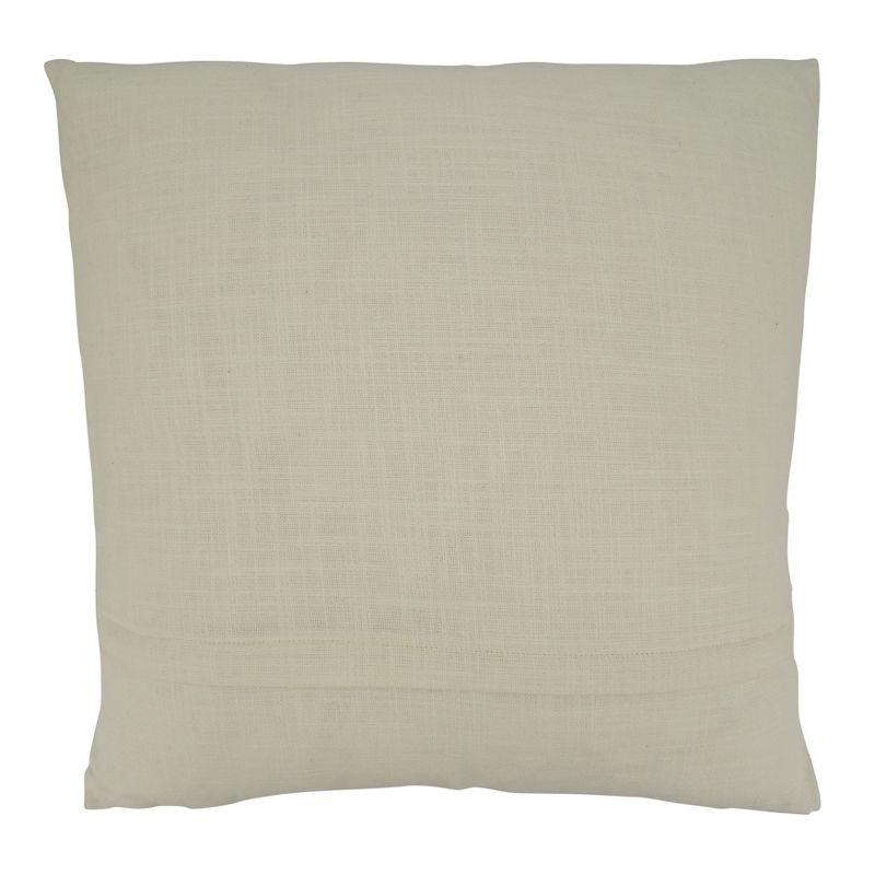 Saro Lifestyle Foil Print Snowflake Throw Pillow With Down Filling, Silver, 20" x 20"