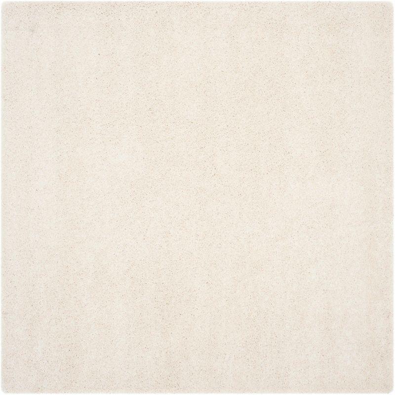 Milan Shag SG180 Power Loomed Indoor Area Rug - Ivory - 7'x7' - Safavieh
