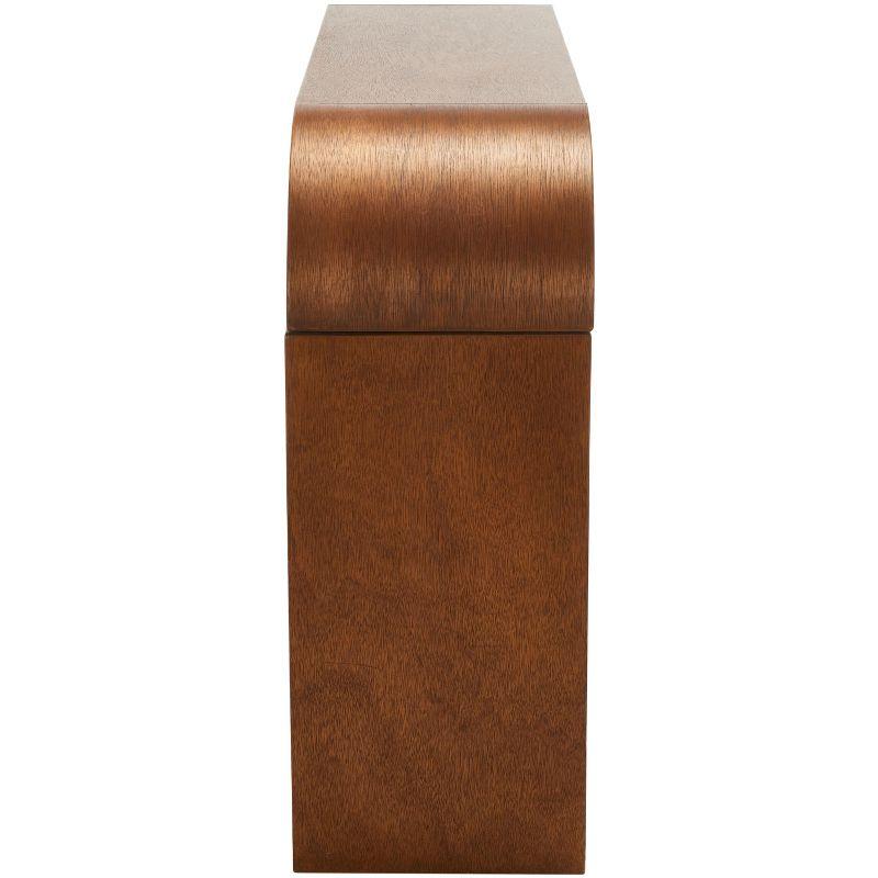 Liasonya Curved Console Table - CNS6604A - Brown - Safavieh