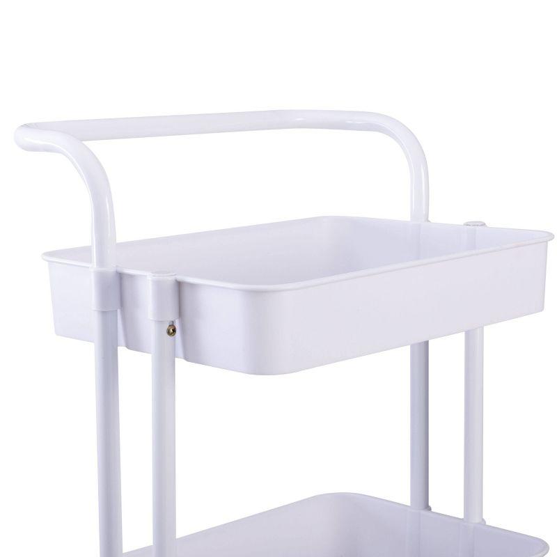Organize It All Organize It All 3 Tier Rolling Basket Cart