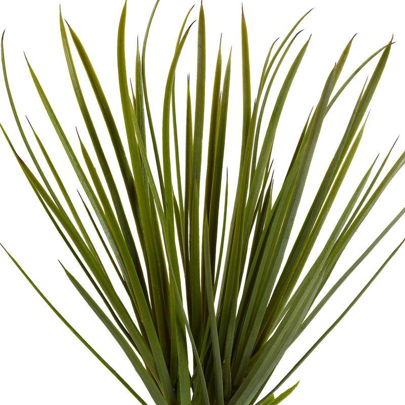 3-Foot Green Silk Yucca Tree with Iron Pot