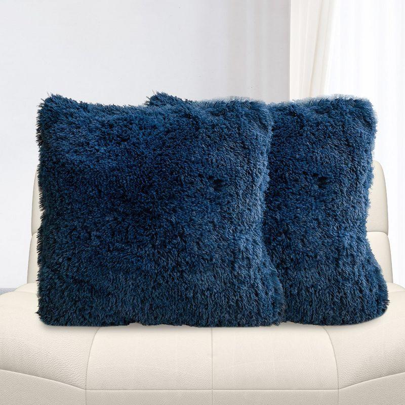 Faux Fur Throw Pillow