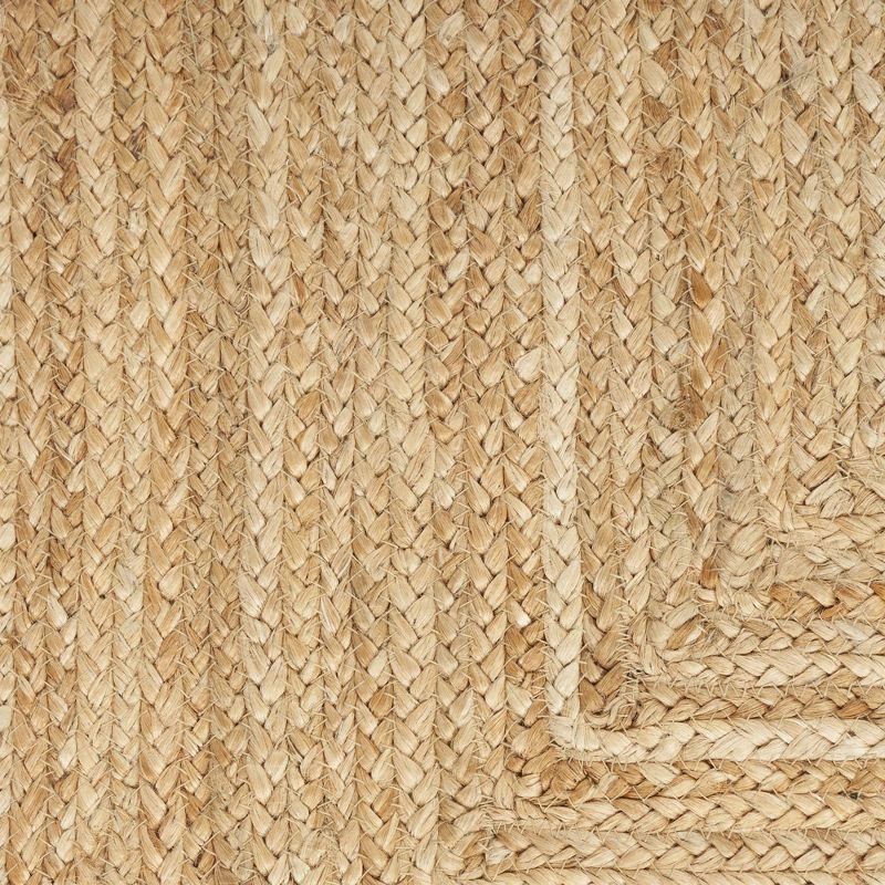 Nourison Handwoven Natural Jute Indoor Area Rug Natural 4' x 6'