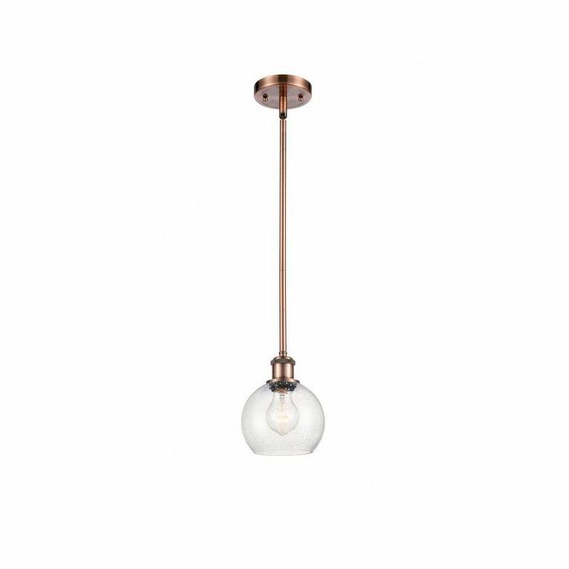 Innovations Lighting Athens 1 - Light Pendant in  Antique Copper