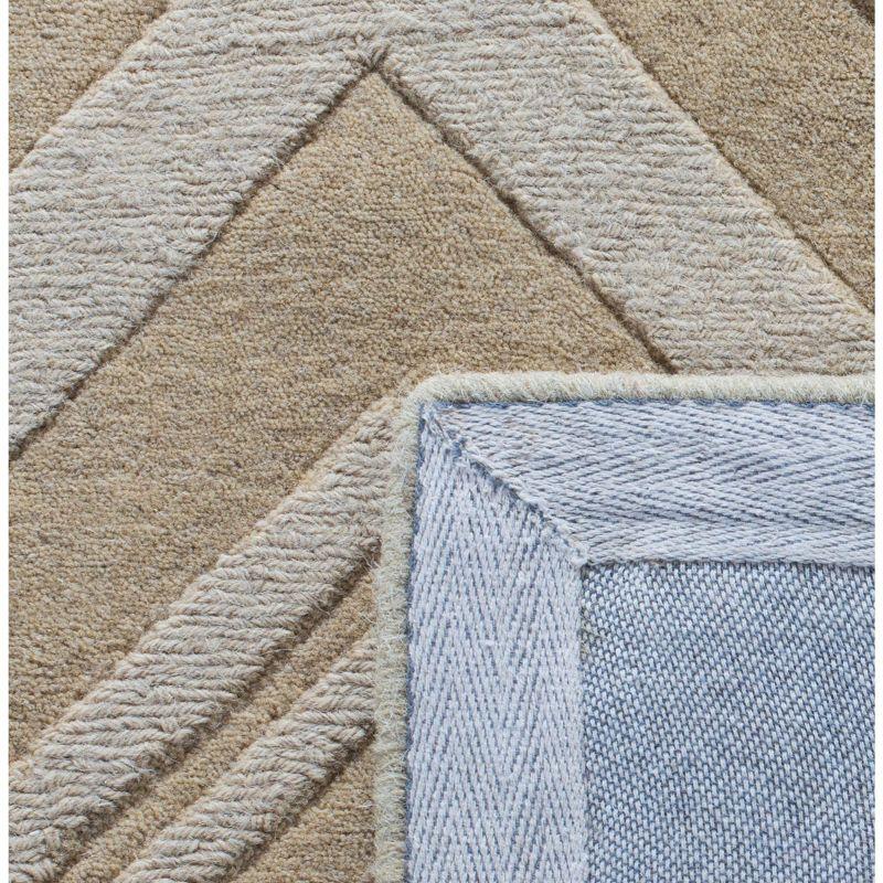 Nishi Hand Loomed Wool Chevron Rug