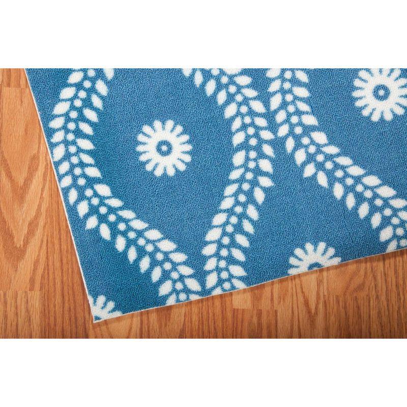 Nourison Home & Garden Navy Indoor/Outdoor Area Rug RS085 7'9" x 10'10"