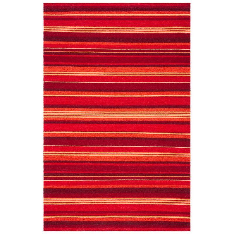 Striped Kilim STK601 Hand Loomed Area Rug  - Safavieh