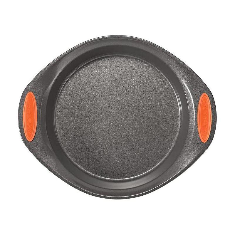 9-Inch Round Gray Nonstick Cake Pan with Grips