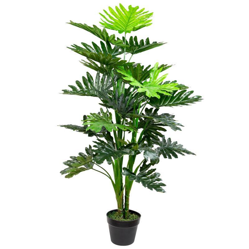 Northlight Seasonal 47" Green Potted Philodendron Selloum Artificial Plant