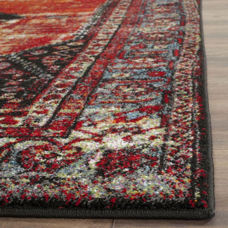 Vintage Hamadan VTH217 Power Loomed Indoor Area Rug - Orange/Multi - 8'x10' - Safavieh