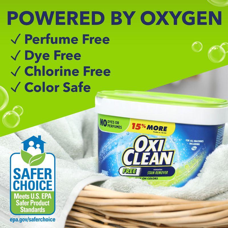 OxiClean Powder Versatile Stain Remover Free - 3.5lbs