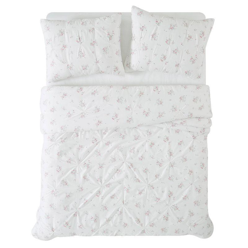 Rosebury Cotton Floral Comforter Set