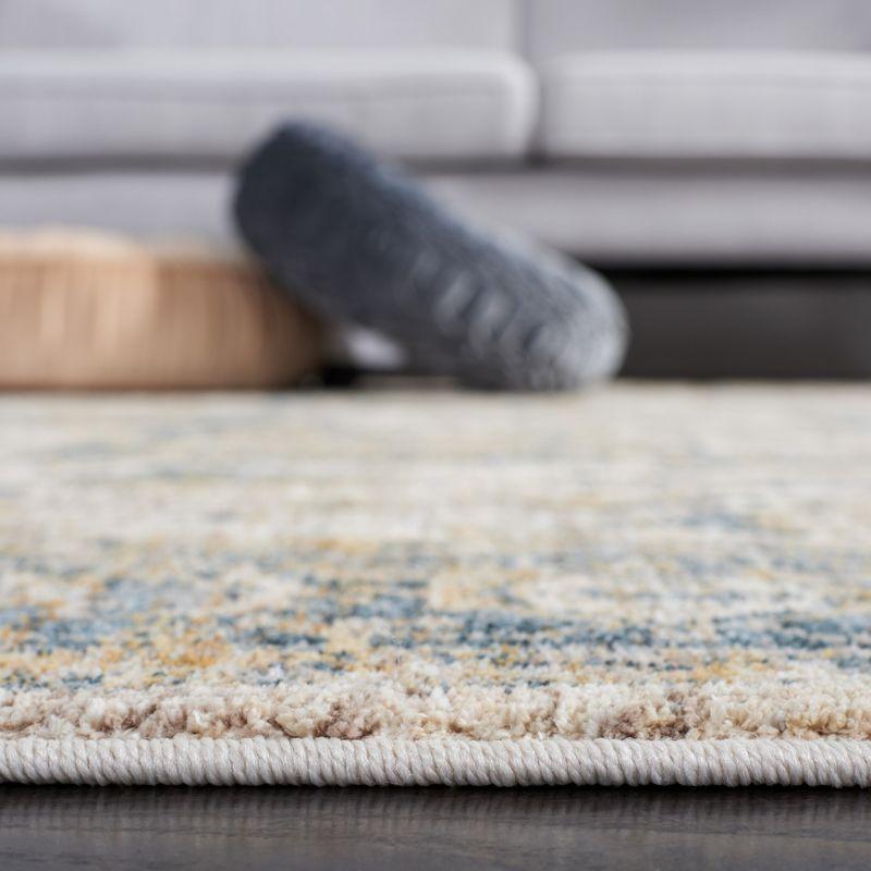 Valencia VAL568 Power Loomed Area Rug - Ivory/Blue - 5'x8' - Safavieh.
