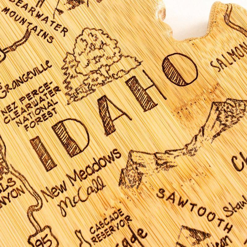 Totally Bamboo Destination Idaho Serving and Cutting Board