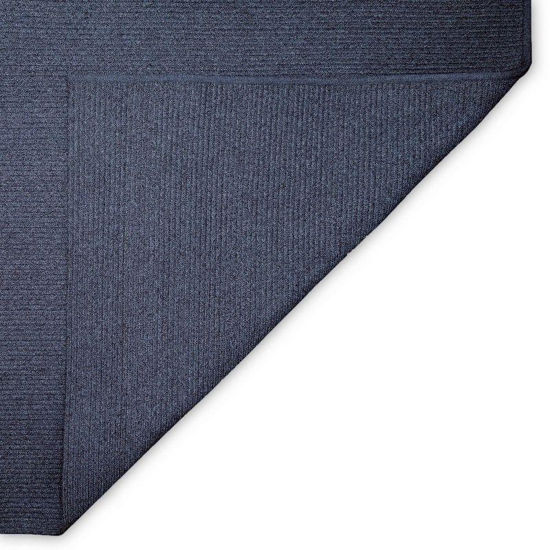 Liora Manne Calais Solid Indoor/Outdoor Rug Navy 5' x 7'6"