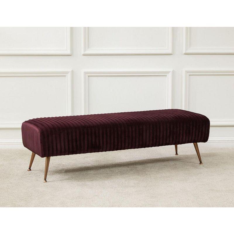 Salome Upholstered Bench  - Safavieh