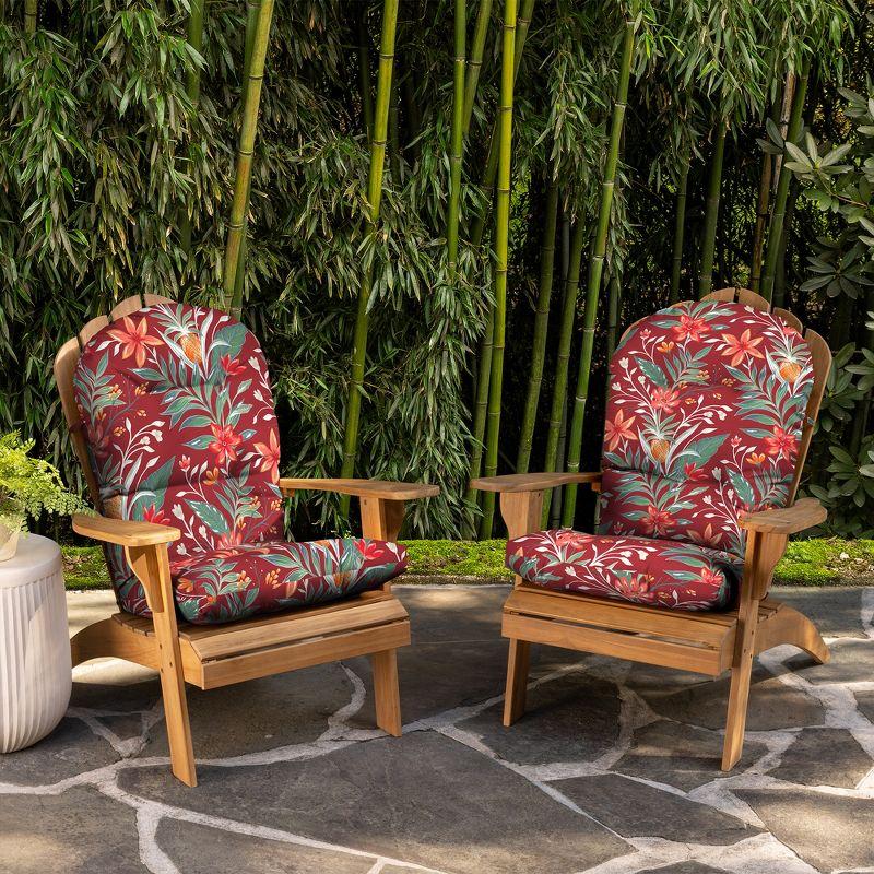 ARDEN earthFIBER Rocking Chair Cushion, Set of 2, 21.5 x 48, Rain-Proof, Fade Resistant, Cushions for Rocking and Adirondack Chairs 21.5 x 48