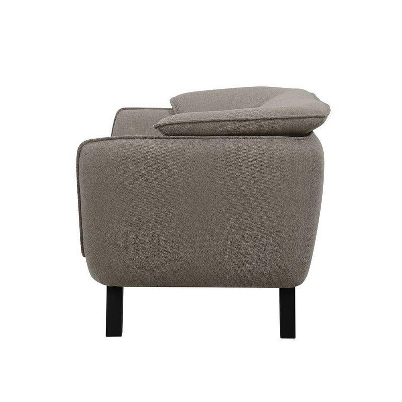 47" Nayeli Accent Chair Brown Linen - Acme Furniture