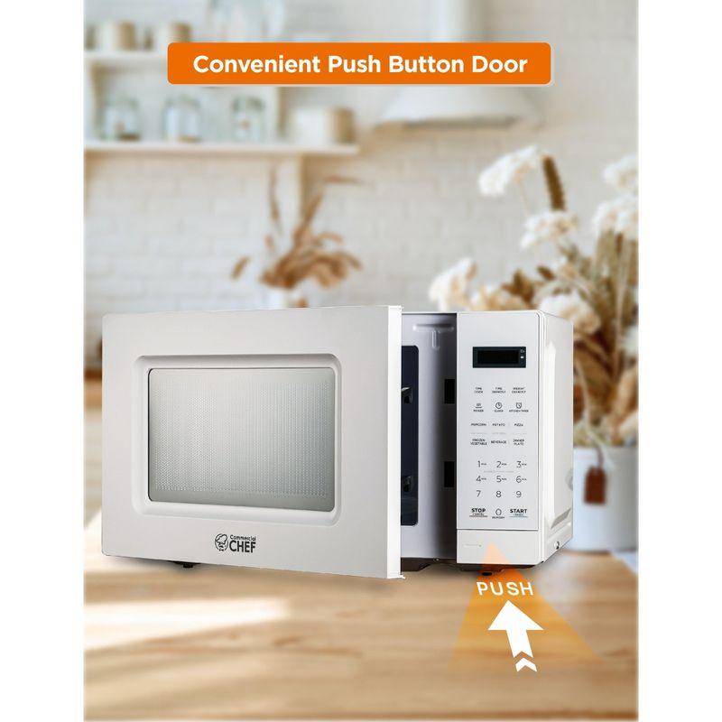 Commercial Chef 0.7 Cubic Feet 700 Watt Countertop Microwave