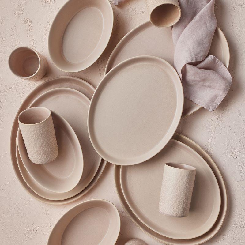 Stone by Mercer Project Katachi Stoneware 16-Piece Dinnerware Set