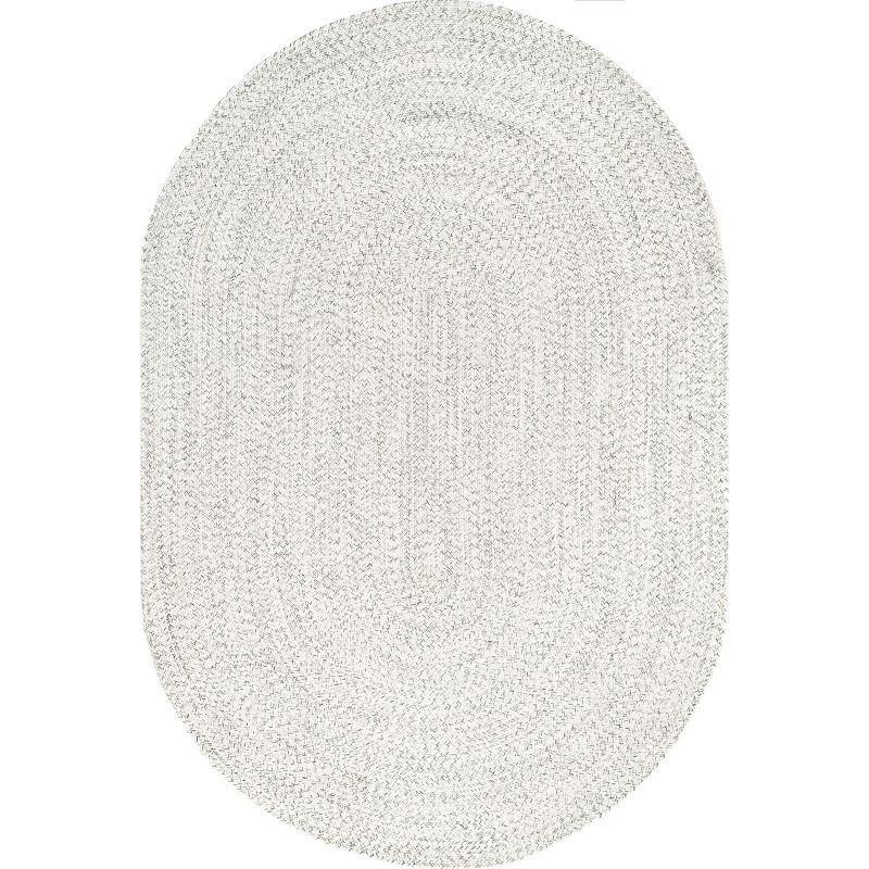 nuLOOM Wynn Braided Indoor and Outdoor Area Rug for Patio Garden Living Room Bedroom Dining Room Kitchen