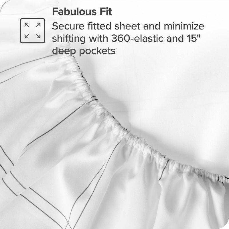 Bare Home Microfiber Fitted Sheet