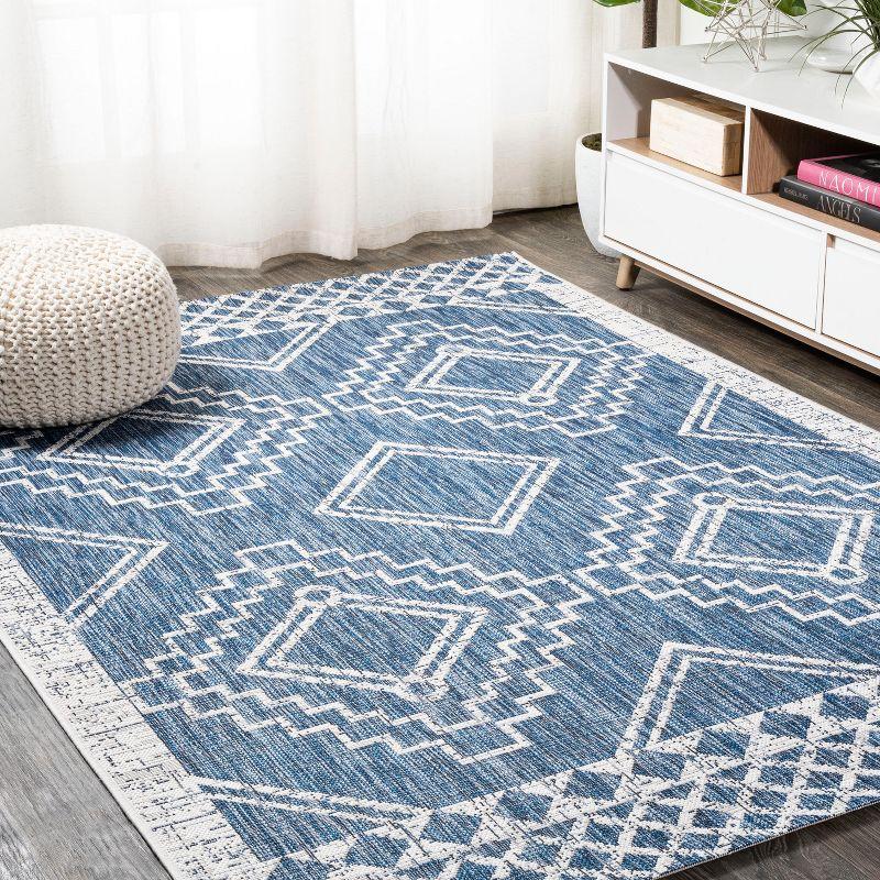 Marokko Diamond  Medallion Indoor/Outdoor Area Rug - JONATHAN Y