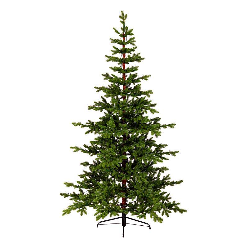 7.5' Prelit PowerConnect Feel Real Hinged Dancer Pine Artificial Christmas Tree Clear Lights - National Tree Company