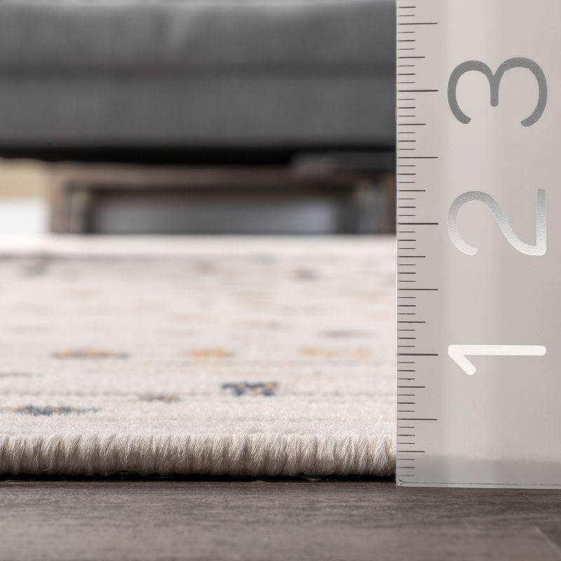 Nuloom Mila Moroccan 8x10 Indoor Area Rug for Living Room Bedroom Dining Room Kitchen, Beige/Ivory